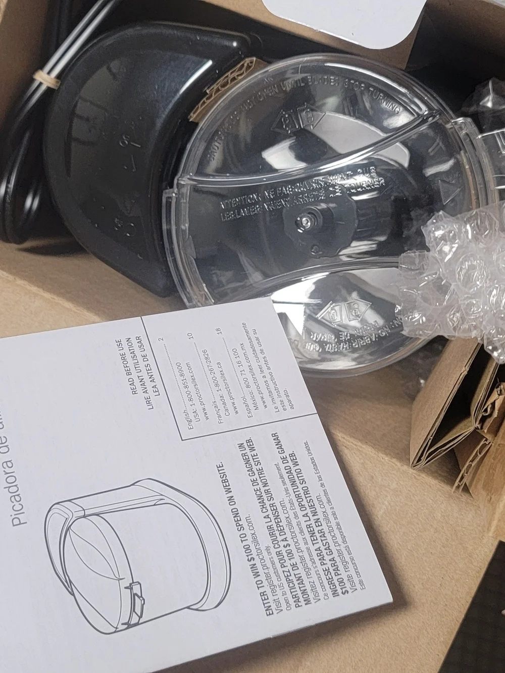 Proctor Silex Compact Food Chopper - Black
